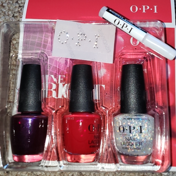 3 Opi set w/ Swarovski crystals includes glue - Picture 13 of 14